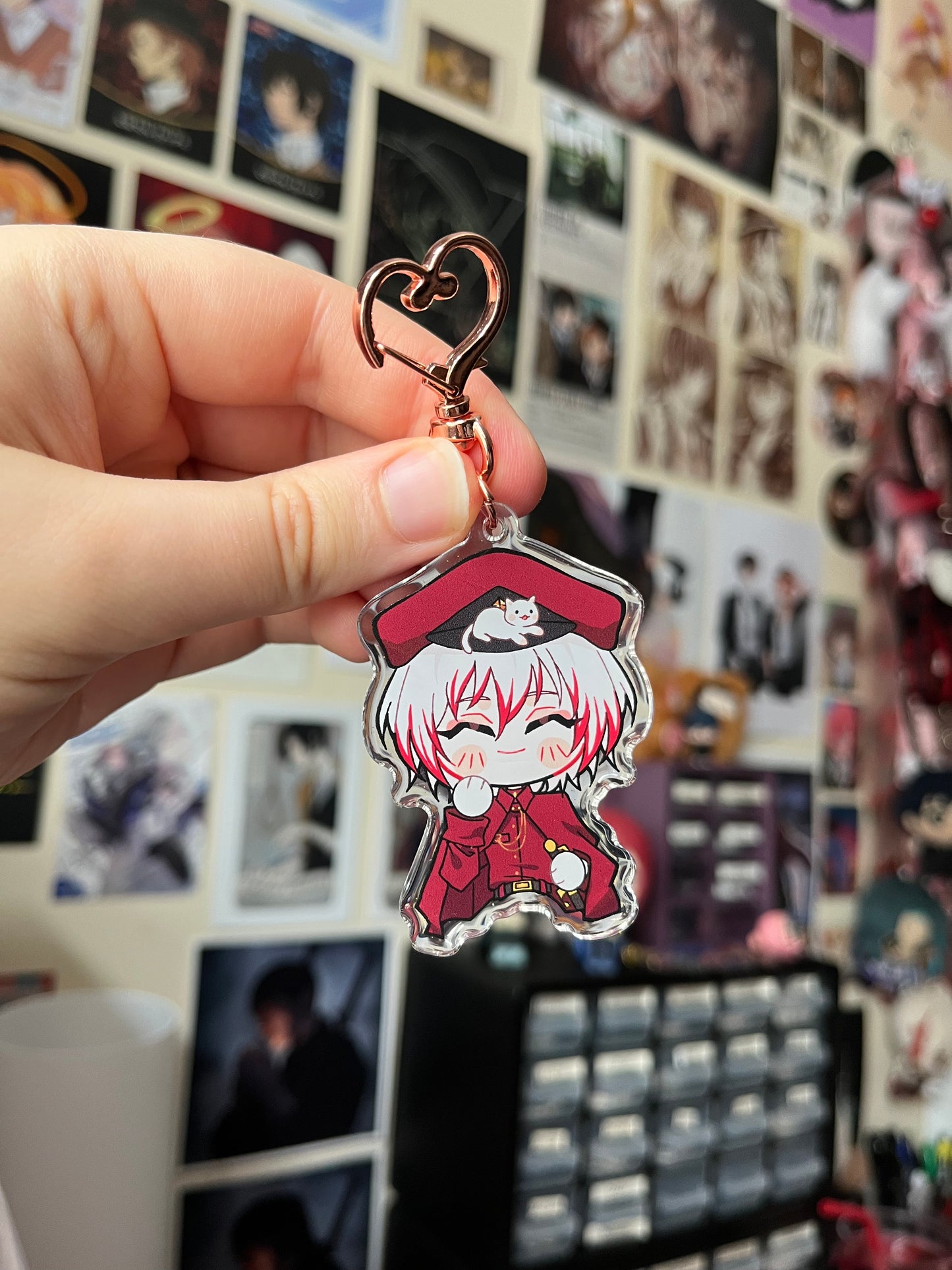 Bungou Stray Dogs Jouno Cat Companion Acrylic Charm Fanmade