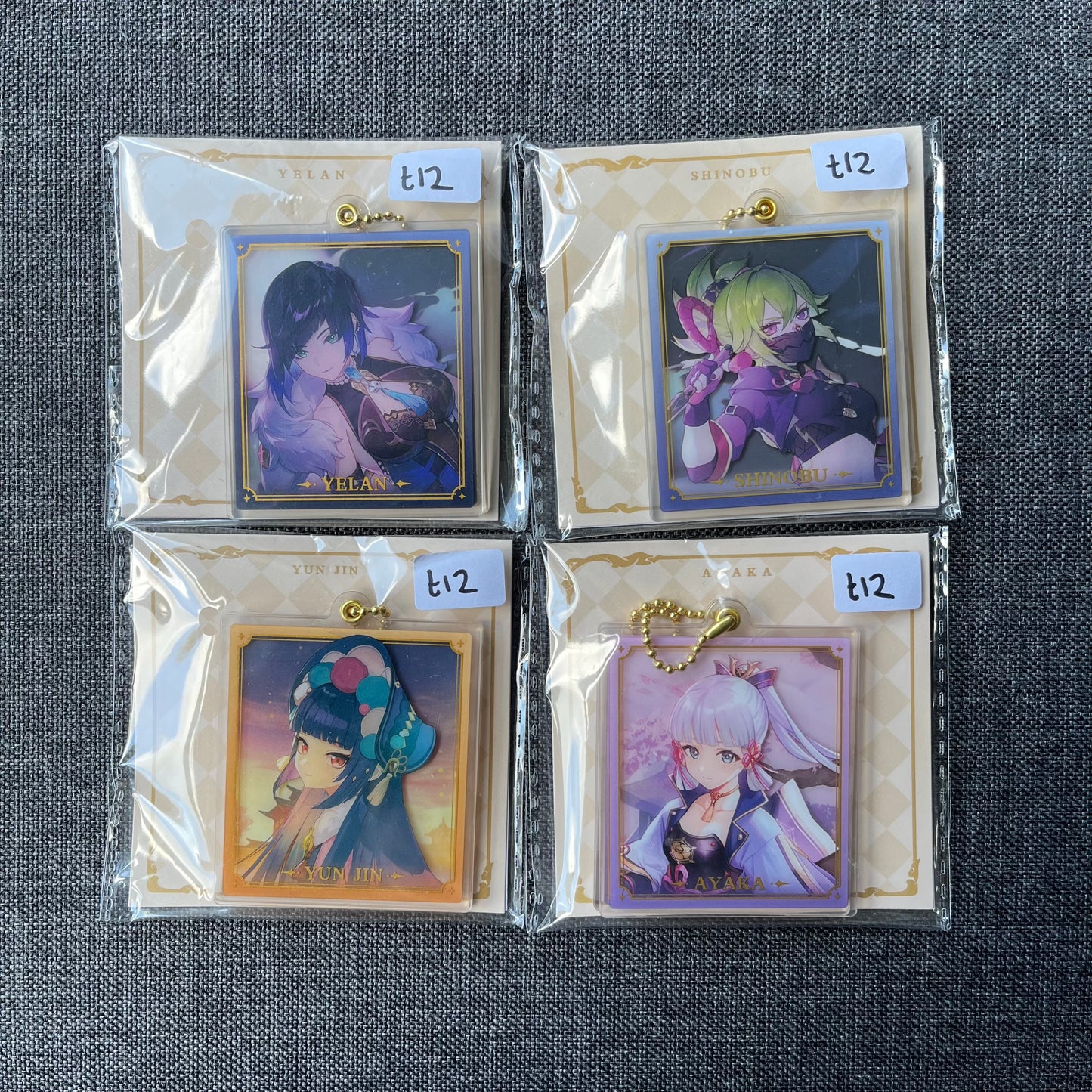 Genshin Impact Acrylic Charms