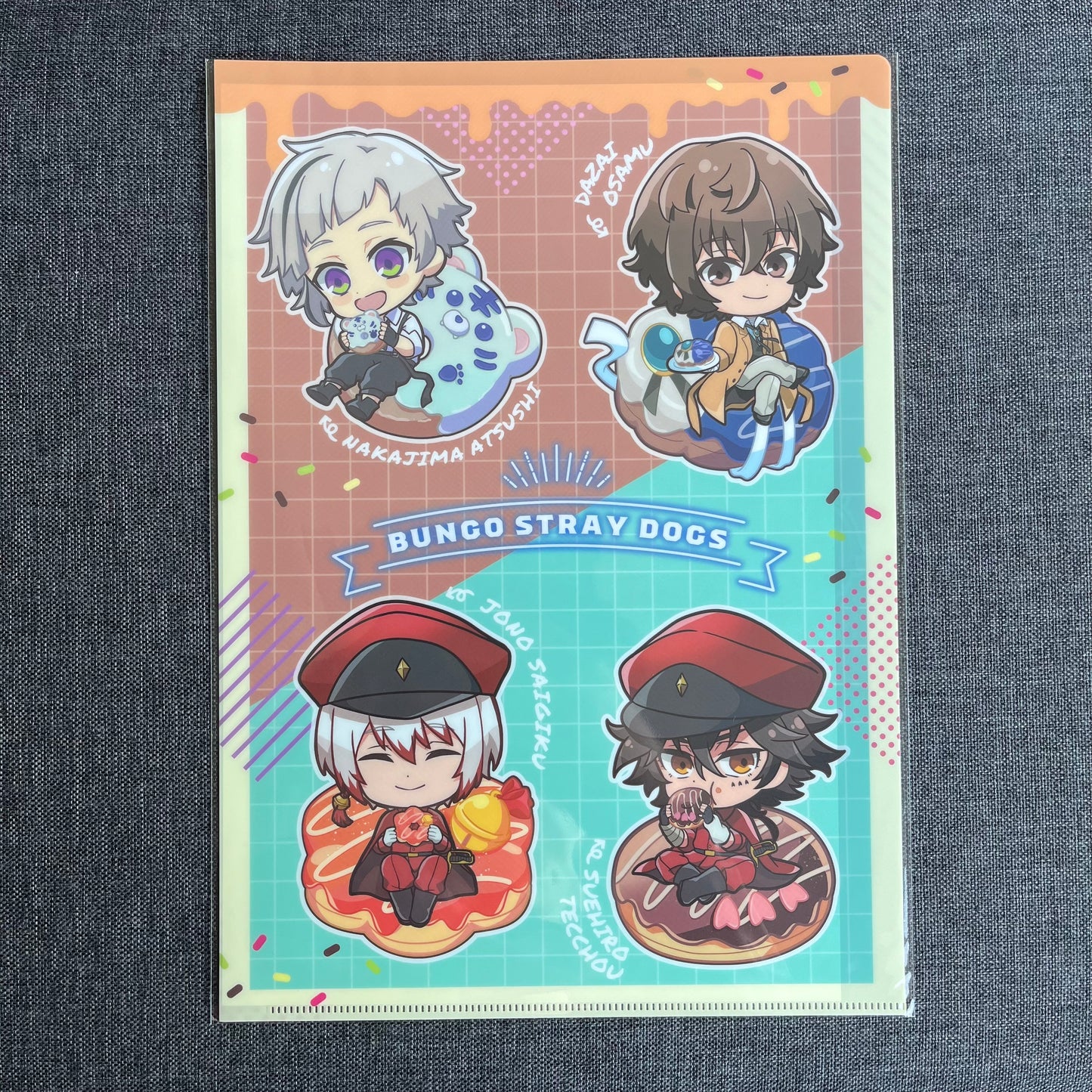 Bungou Stray Dogs Doughnut A4 Clear File