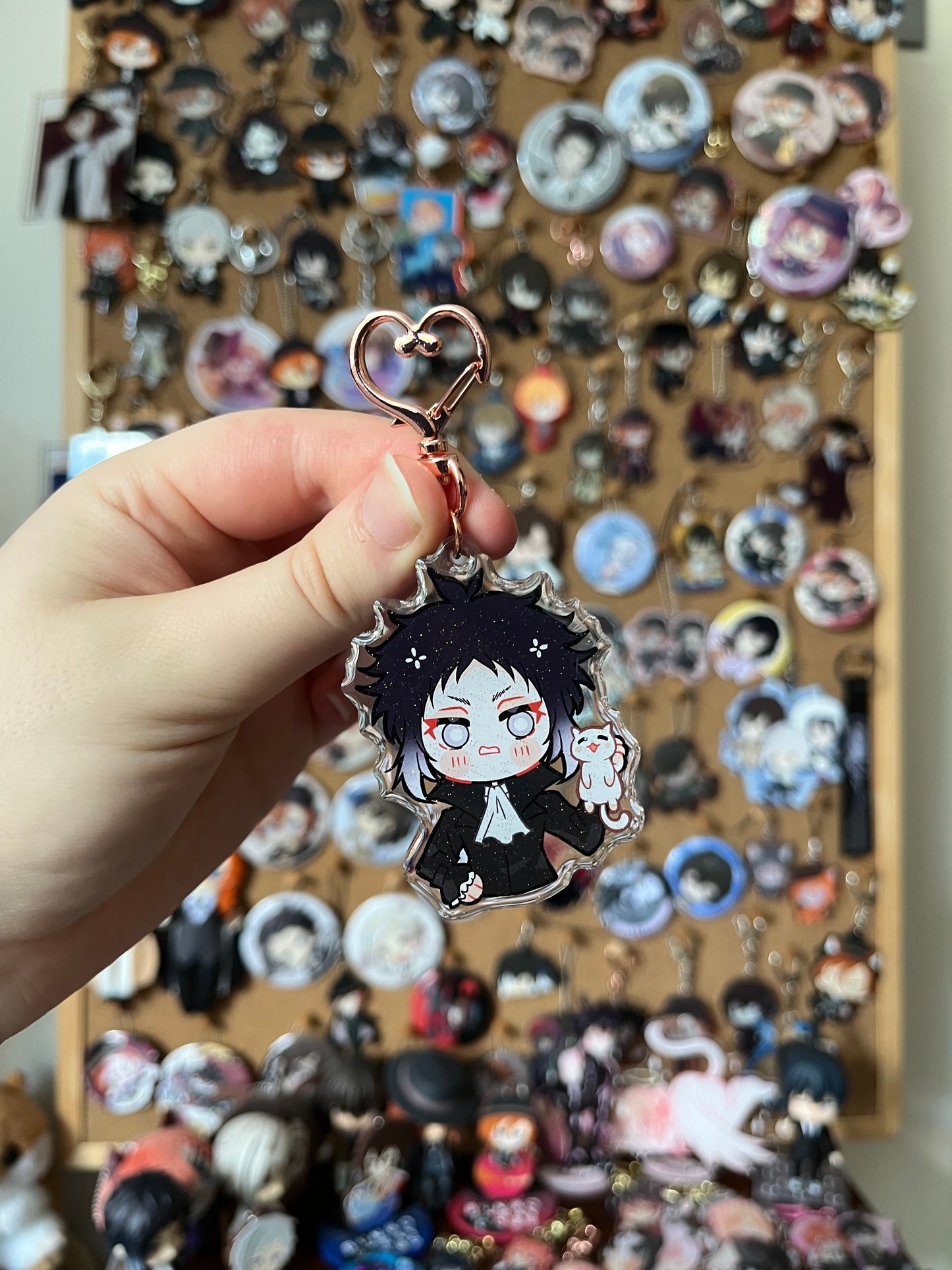 Fanmade Bungou Stray Dogs Cat Companion Akutagawa CHARMS