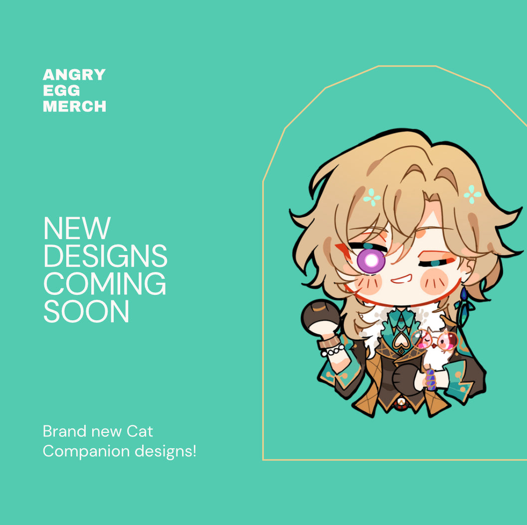 Aventurine Honkai Star Rail Cat Companion CHARM Fanmade