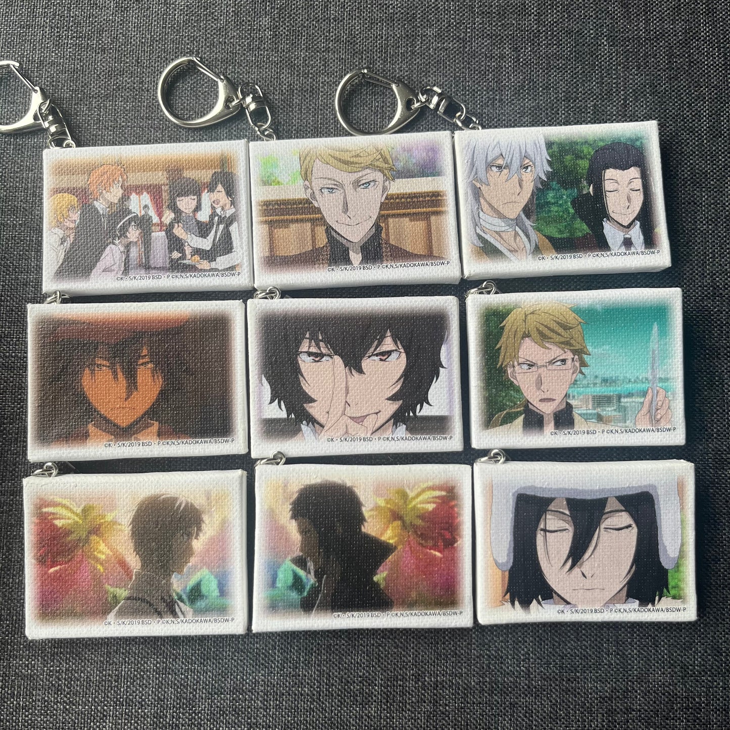 Bungou Stray Dogs Mini Canvas Charms