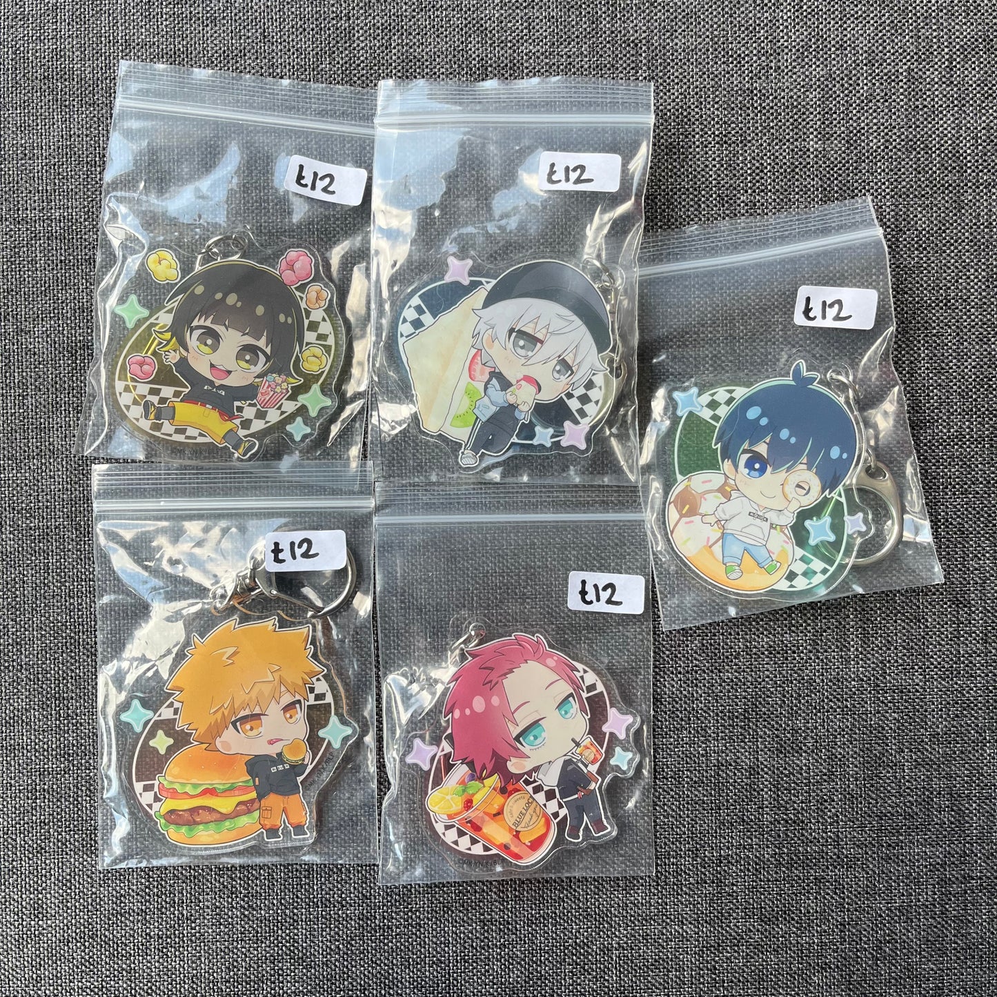 Blue Lock Snack Acrylic Charms