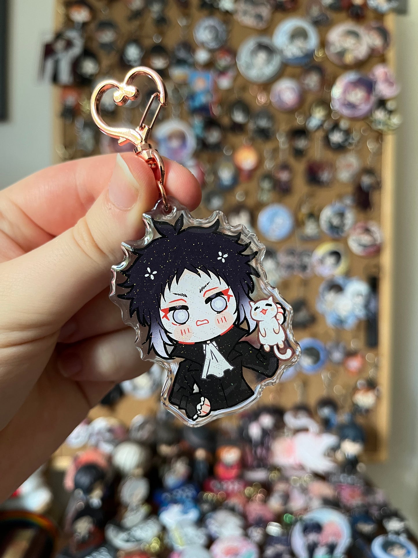 Fanmade Bungou Stray Dogs Cat Companion Akutagawa CHARMS
