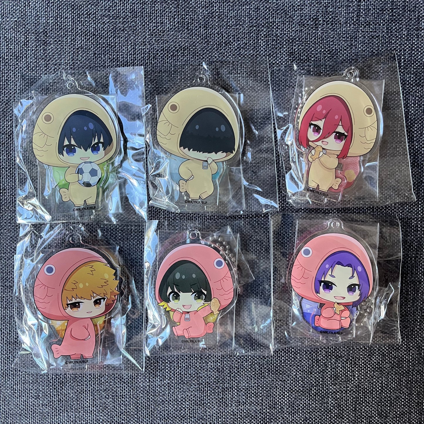 Blue Lock Fish Onesie Acrylic Charm / Standees