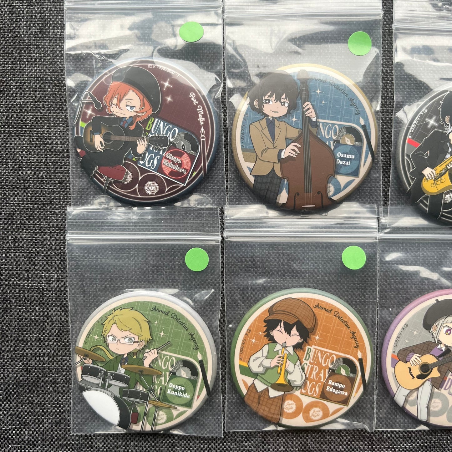 Bungou Stray Dogs Jazz Music Badges