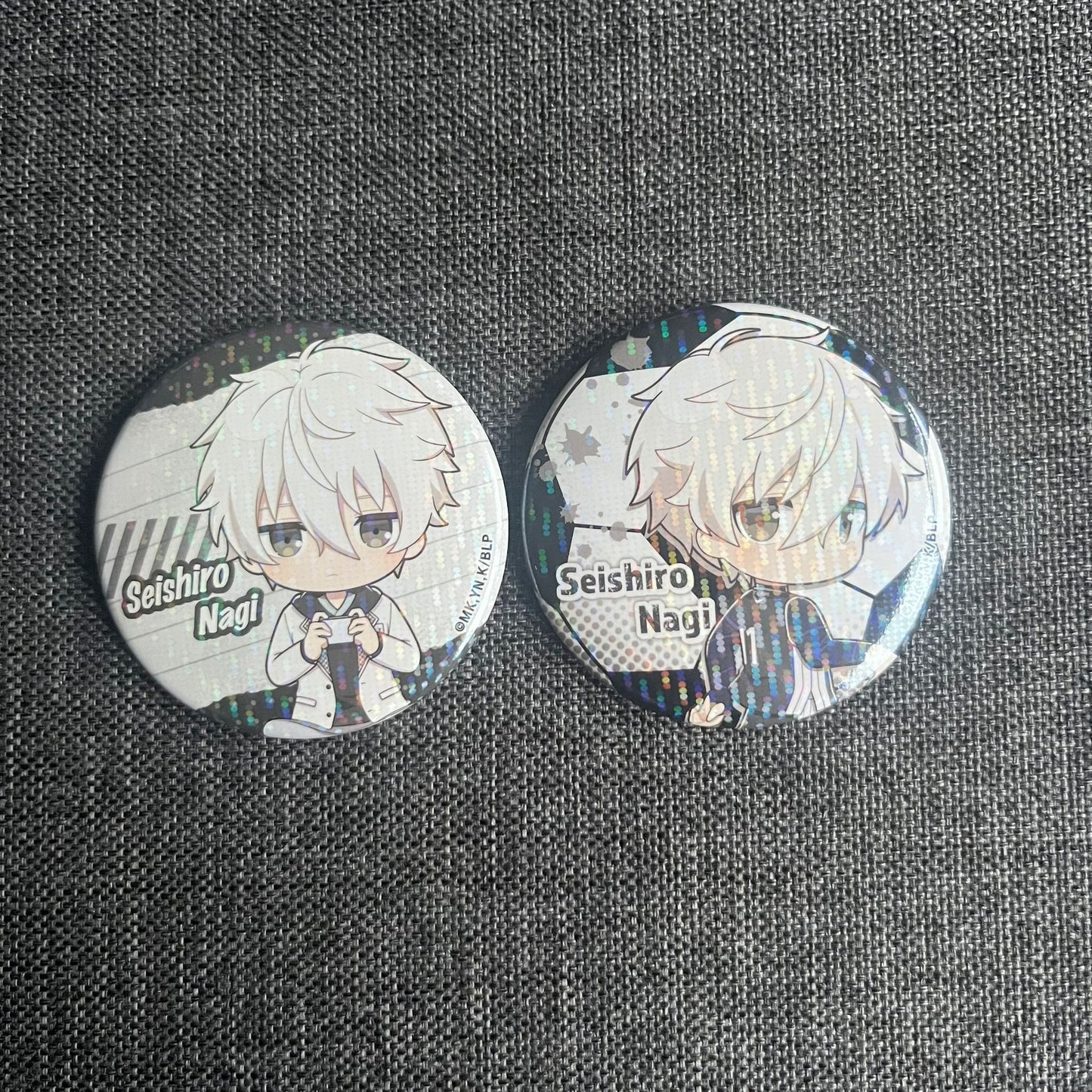 Blue Lock Nagi Seishiro Holographic Badges