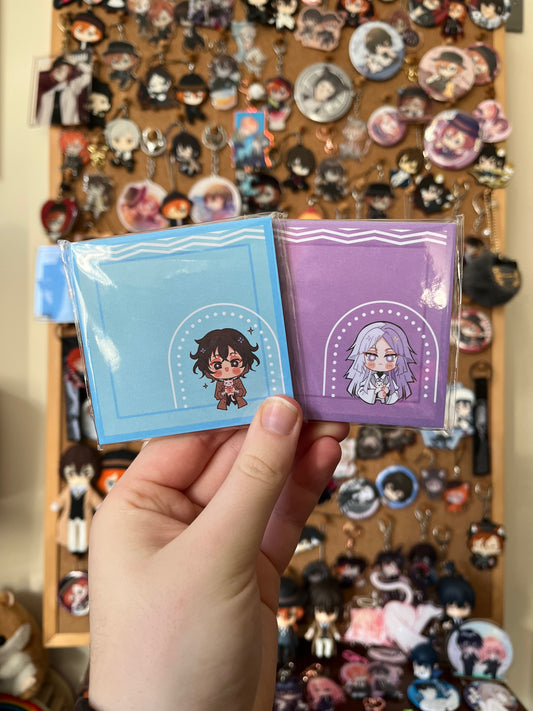 Bungou Stray Dogs Cat Companion Mini Notepads Fanmade