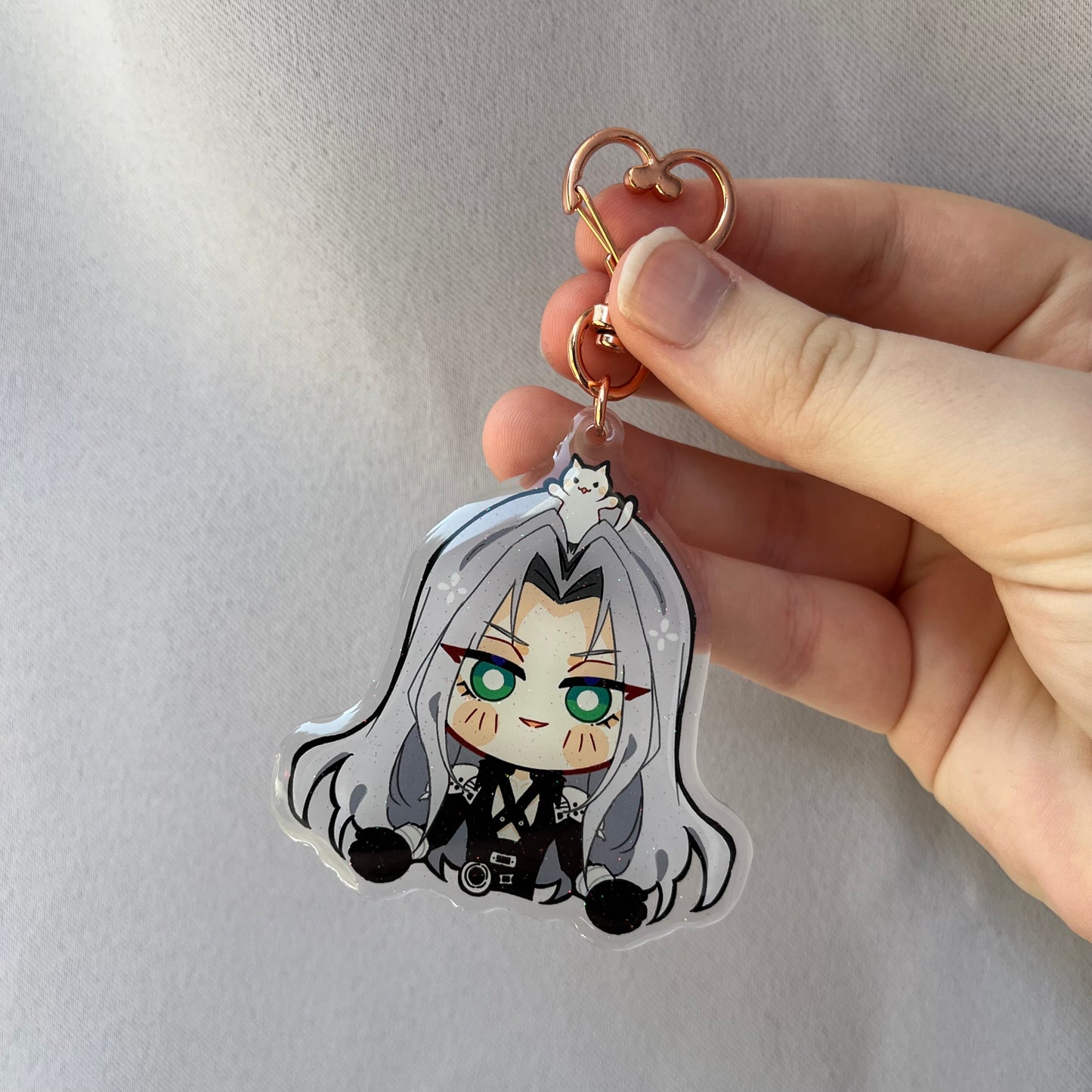 Final Fantasy VII / 7 Cat Companion Acrylic Charms Fanmade