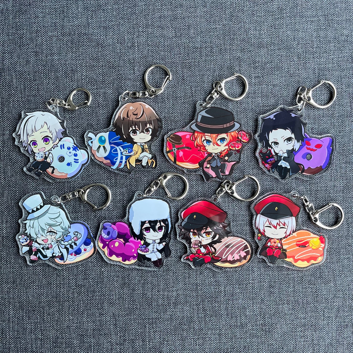Bungou Stray Dogs Doughnut Acrylic Charms