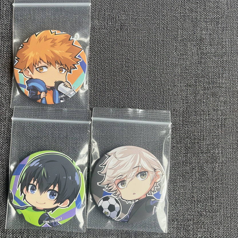 Blue Lock Chibi Badges
