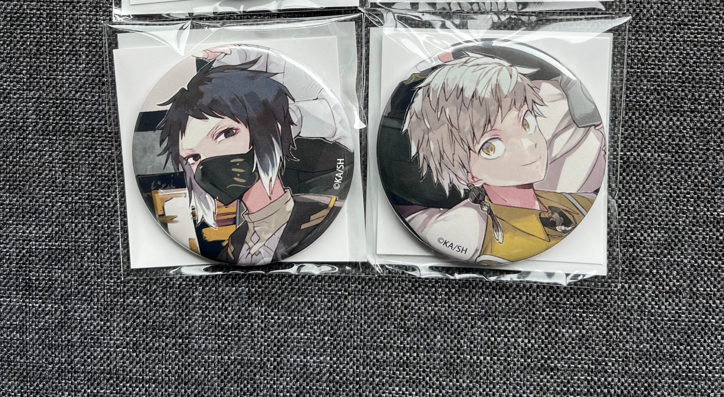 Bungou Stray Dogs Harukawa Art Badges