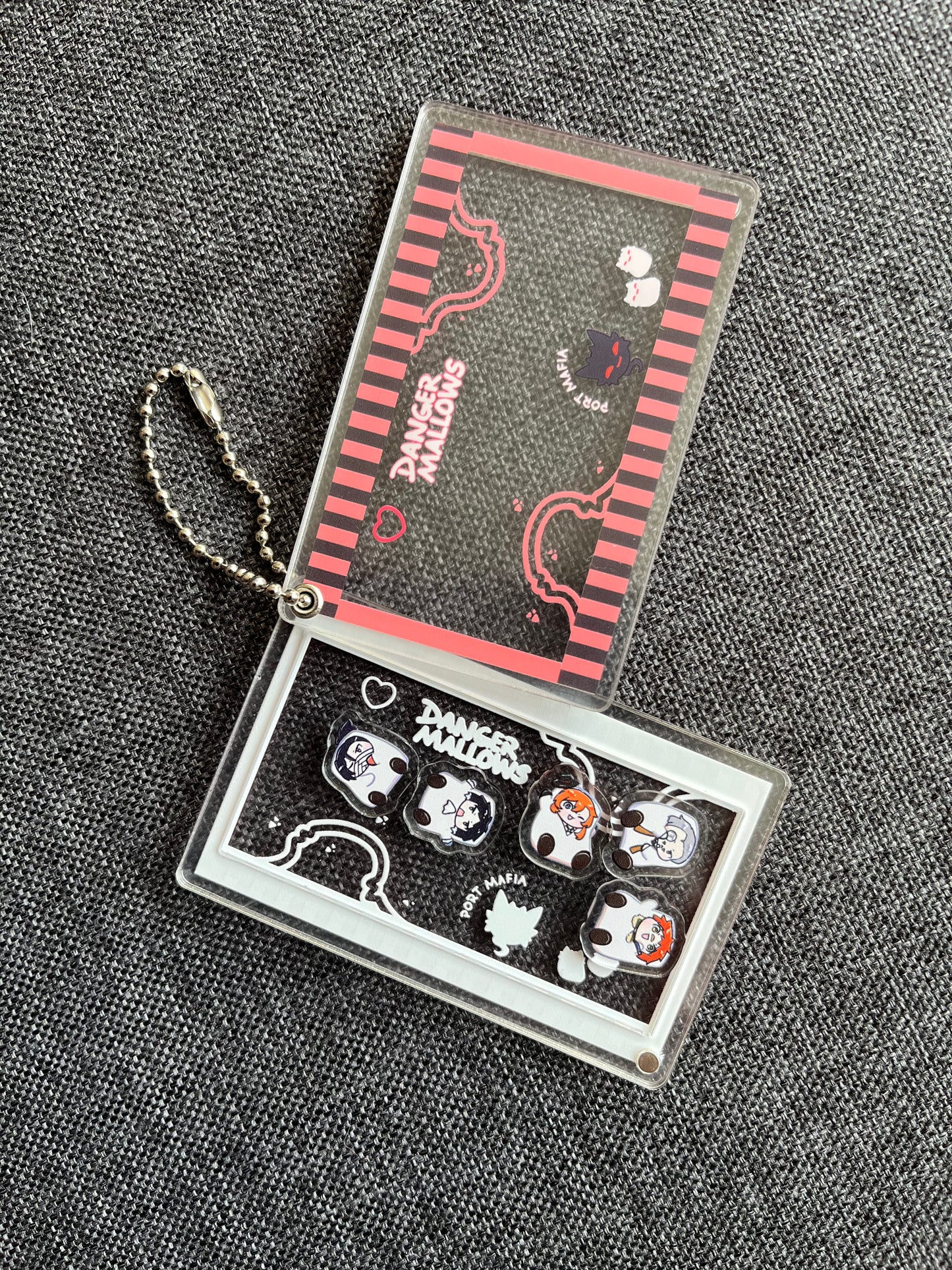 FANMADE Bungou Stray Dogs Dangermallows Shaker Charm Port Mafia
