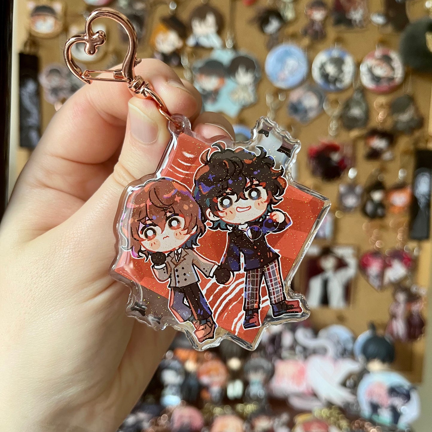 Fanmade Persona 5 Goro Akechi & Ren / Joker Shuake Akeshu Charm
