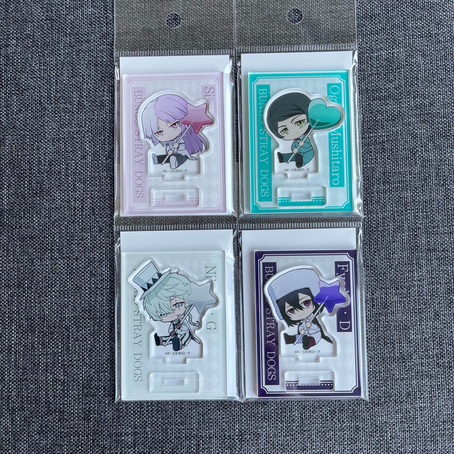 Bungou Stray Dogs Lollipop Candy Mini Acrylic Standees