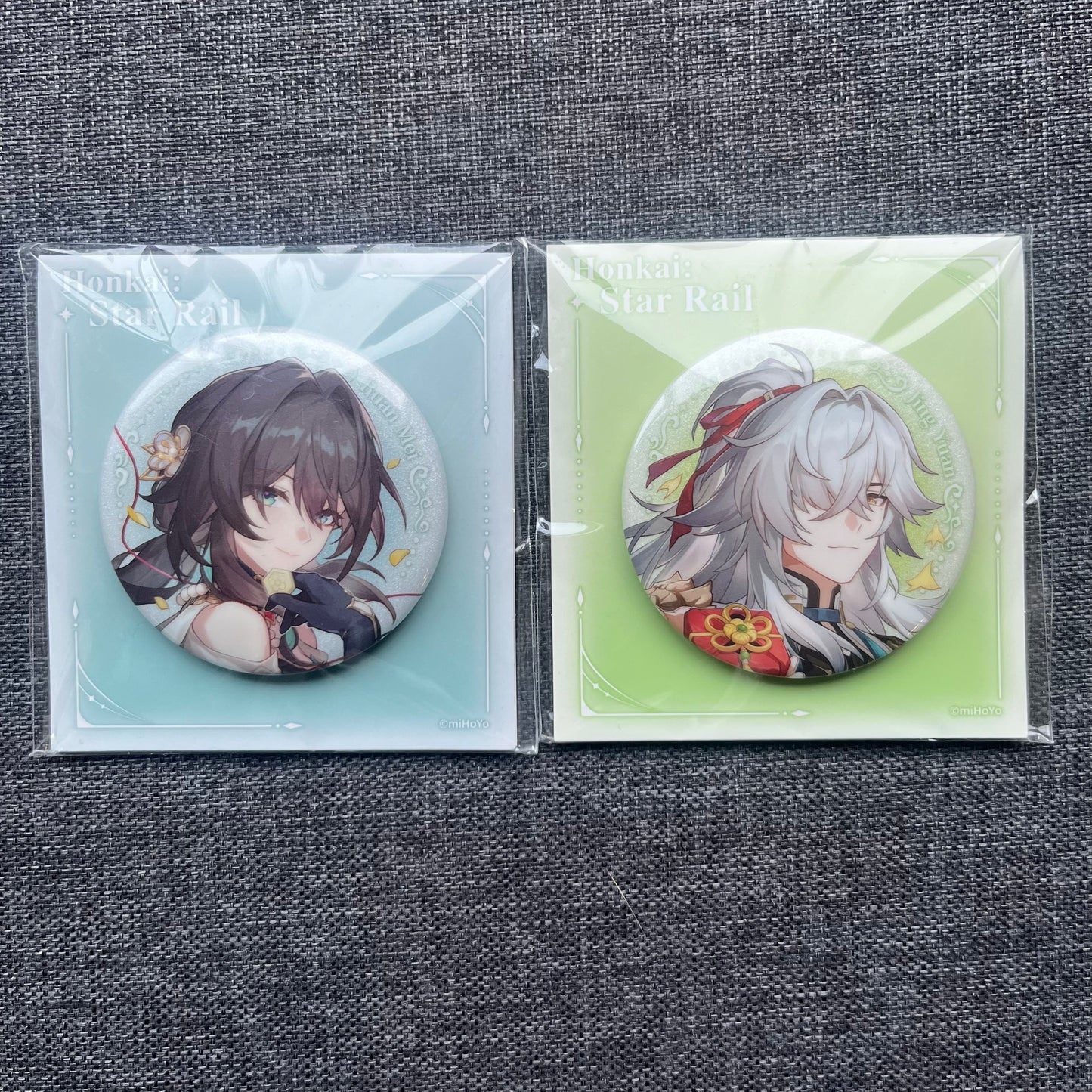 Honkai Star Rail Ruan Mei / Jing Yuan Badges