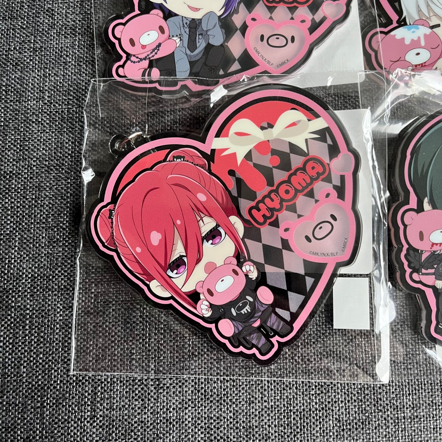 Blue Lock x Gloomy Collaboration Large Heart Acrylic Charms