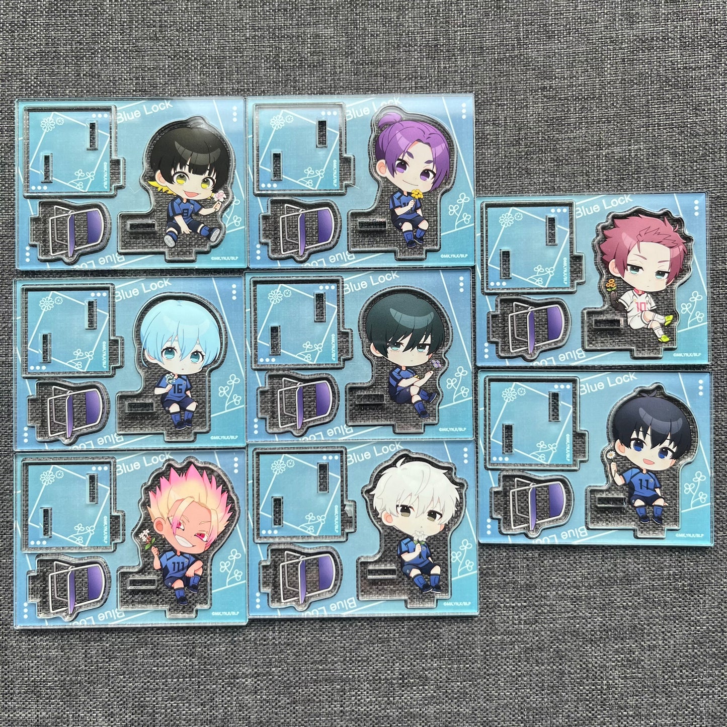 Blue Lock Birthday Flower Mini Standees