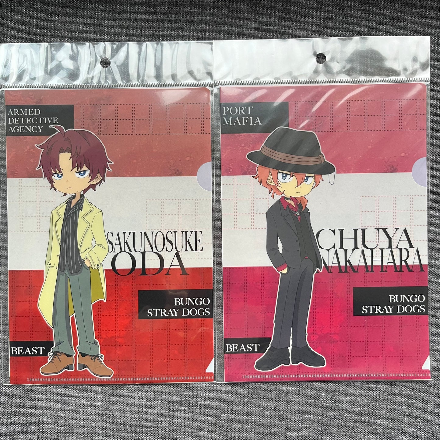 Bungou Stray Dogs Beast Oda/Chuuya A5 Clear Files