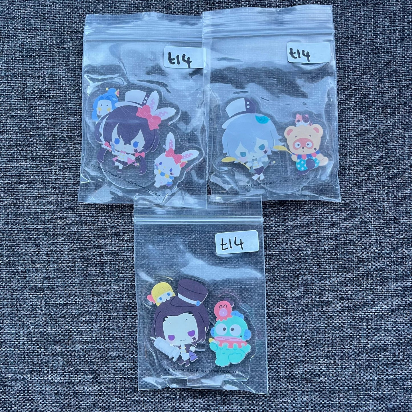 Bungou Stray Dogs x Sanrio Mini Acrylic Standees