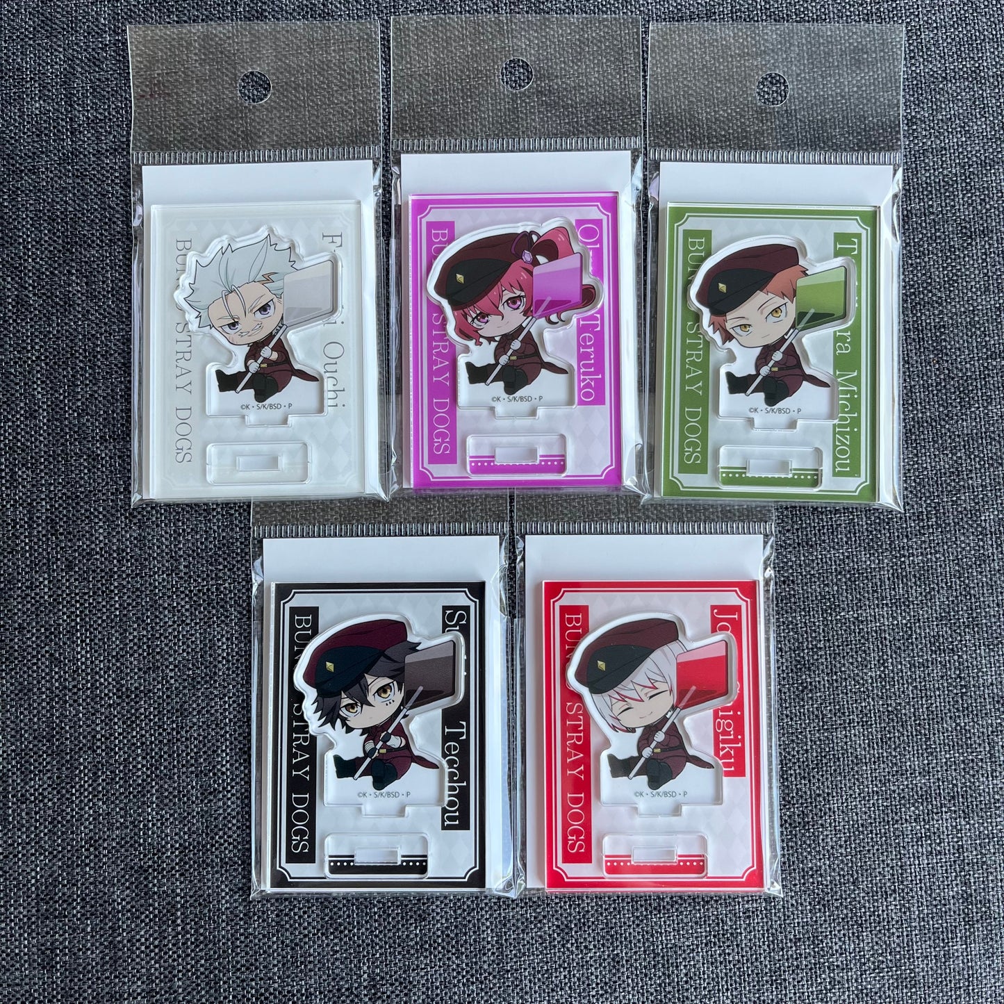 Bungou Stray Dogs Hunting Dogs Lollipop Candy Mini Acrylic Standees
