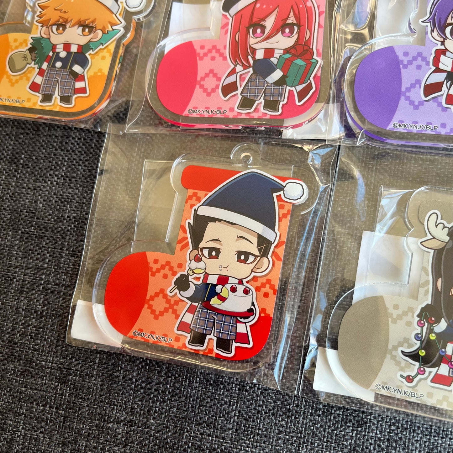 Blue Lock Christmas Stocking Acrylic Charms