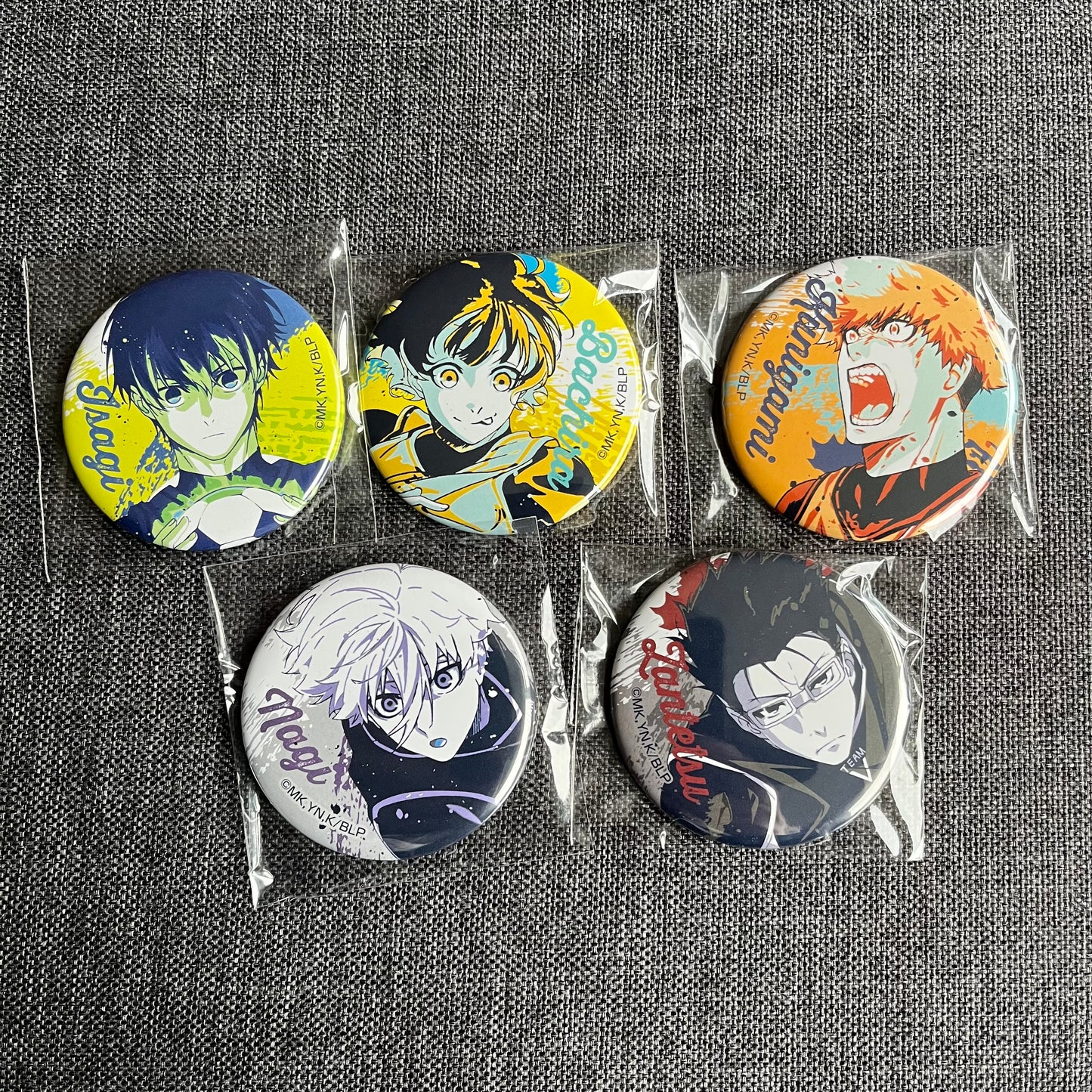 Blue Lock Colourful Badges