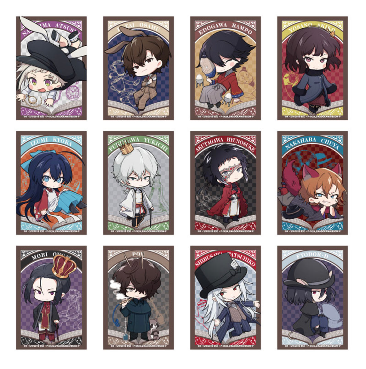 Bungou Stray Dogs Wonderland Badges