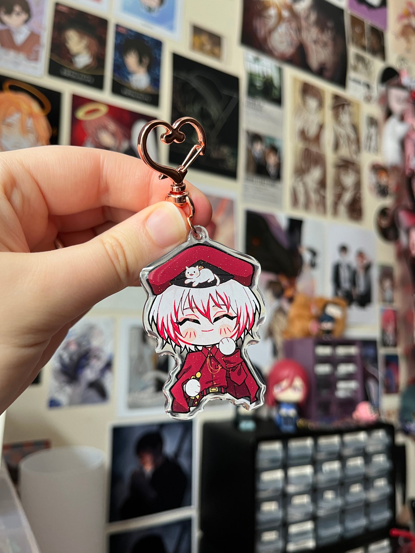 Bungou Stray Dogs Jouno Cat Companion Acrylic Charm Fanmade