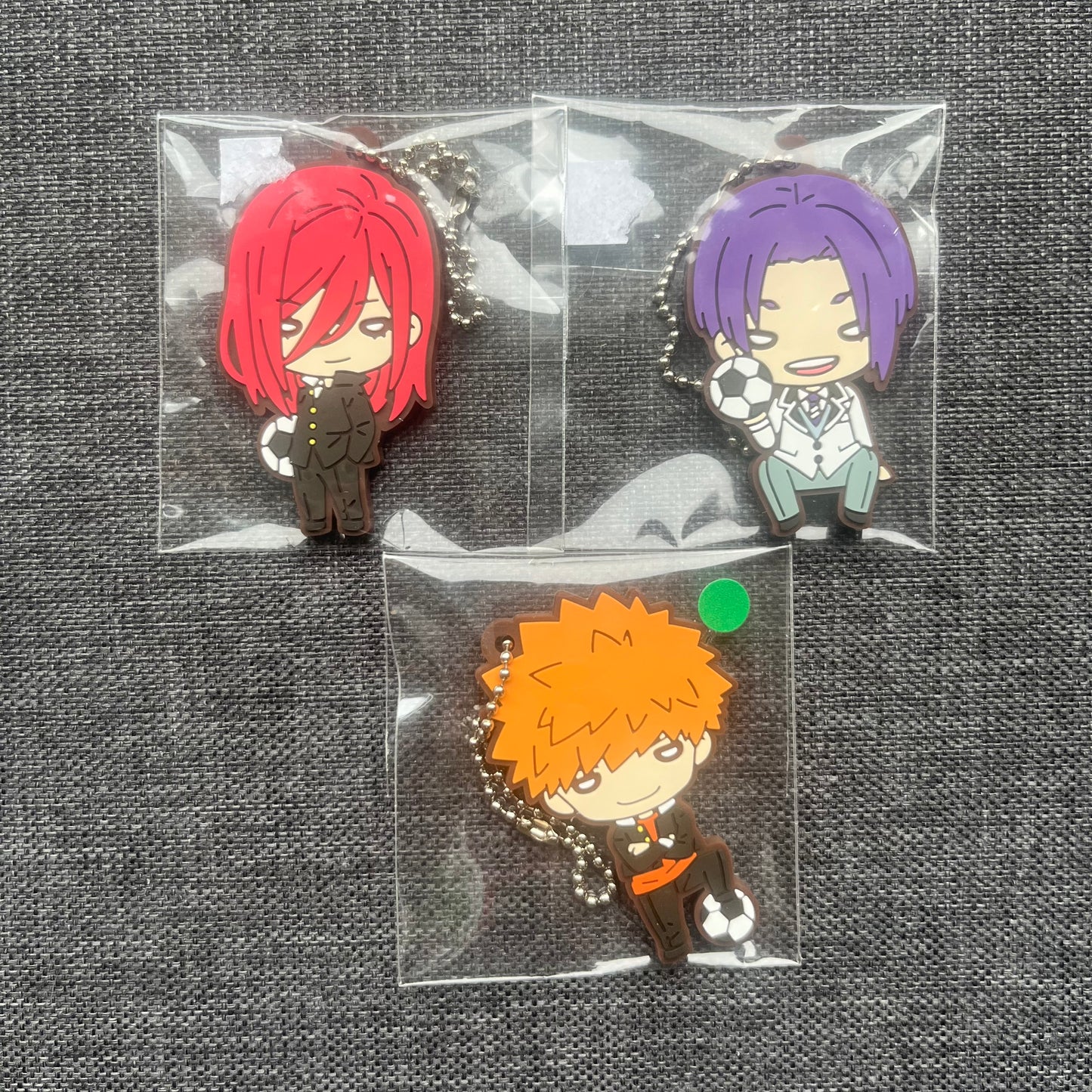 Blue Lock School Uniform Rubber Charms