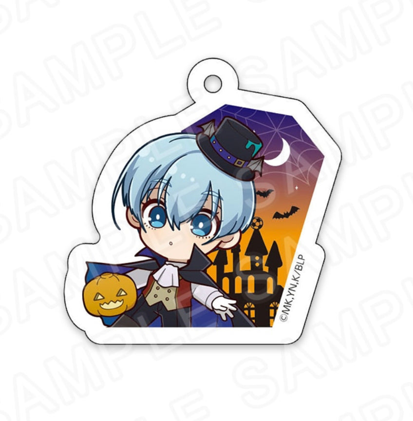 Blue Lock Vampire Halloween Acrylic Charm