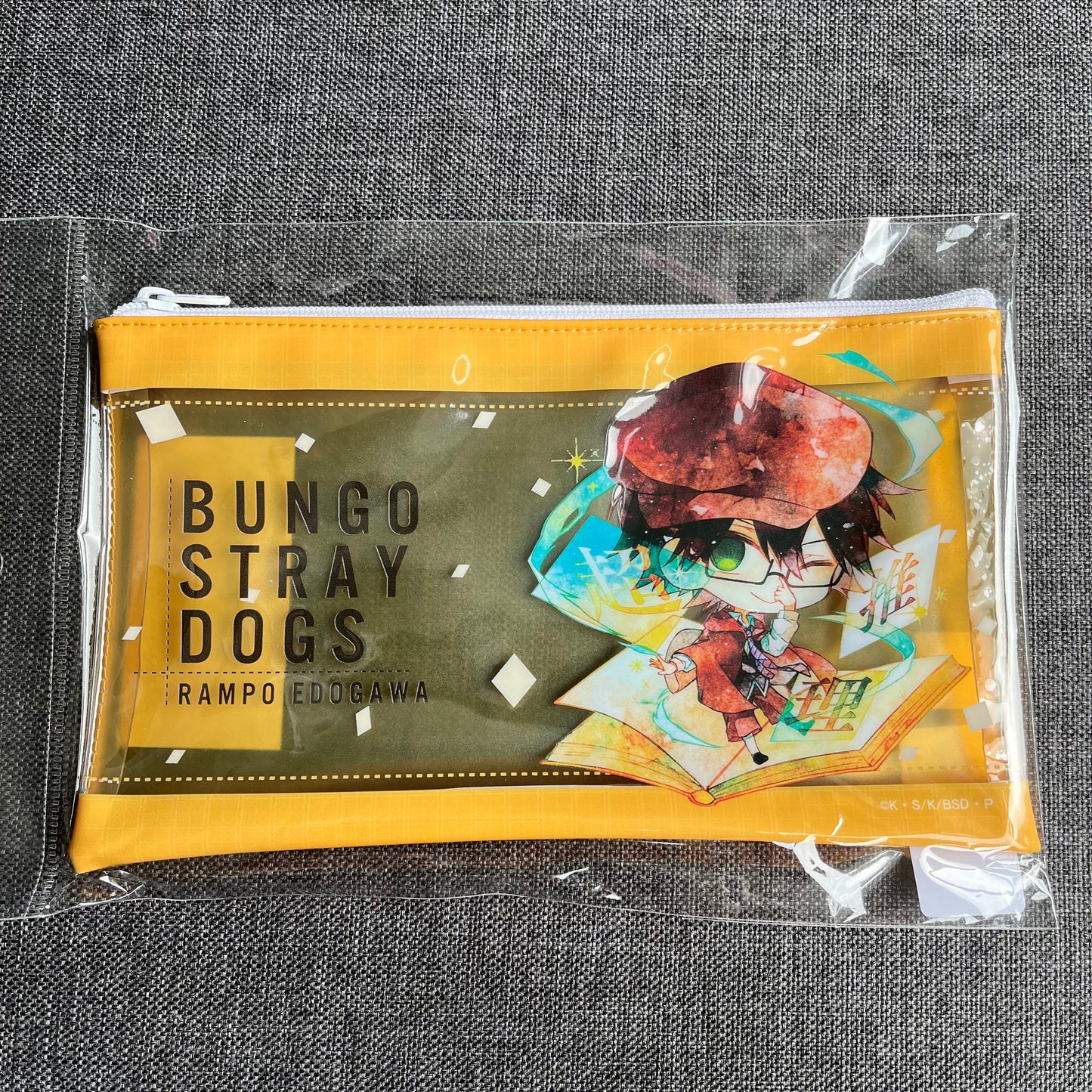 Bungou Stray Dogs Clear Zip Pouch Ranpo