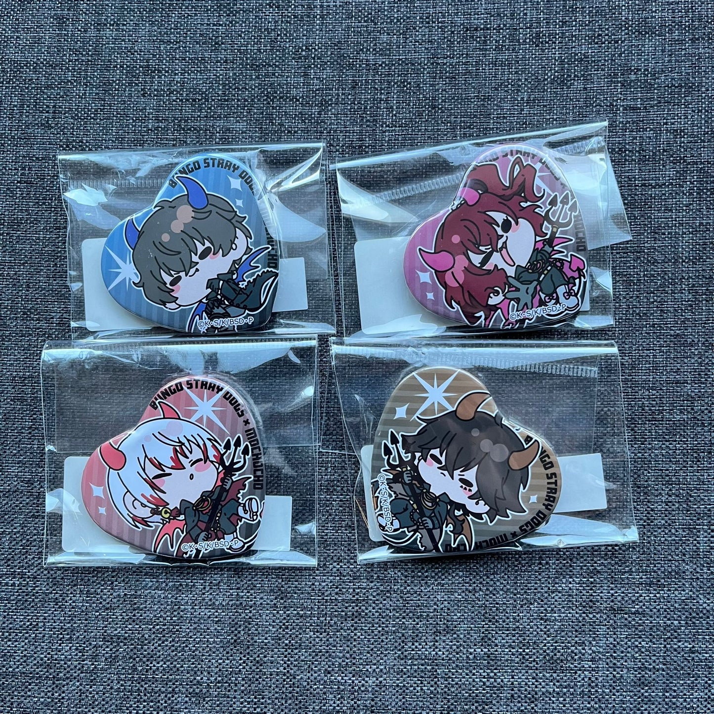 Bungou Stray Dogs Halloween / Devil Badges