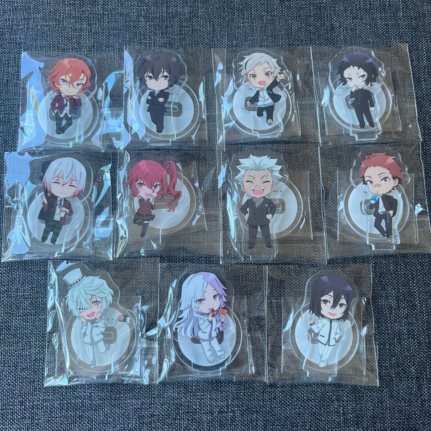 Bungou Stray Dogs Gakuen Mini Standees