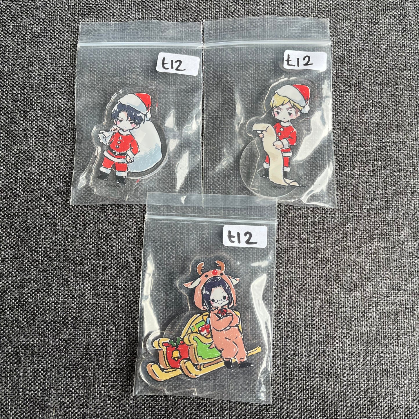 Attack On Titan Christmas Mini Acrylic Standees