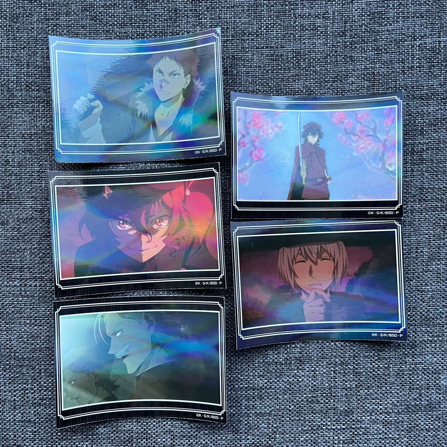 Bungou Stray Dogs Hunting Dogs Holographic Stickers