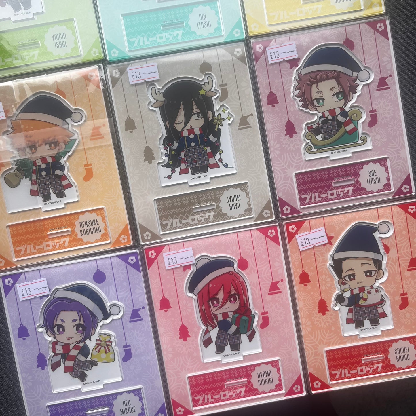 Blue Lock Christmas Acrylic Standees