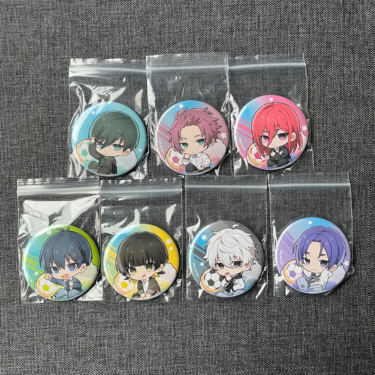Blue Lock Drink Badges