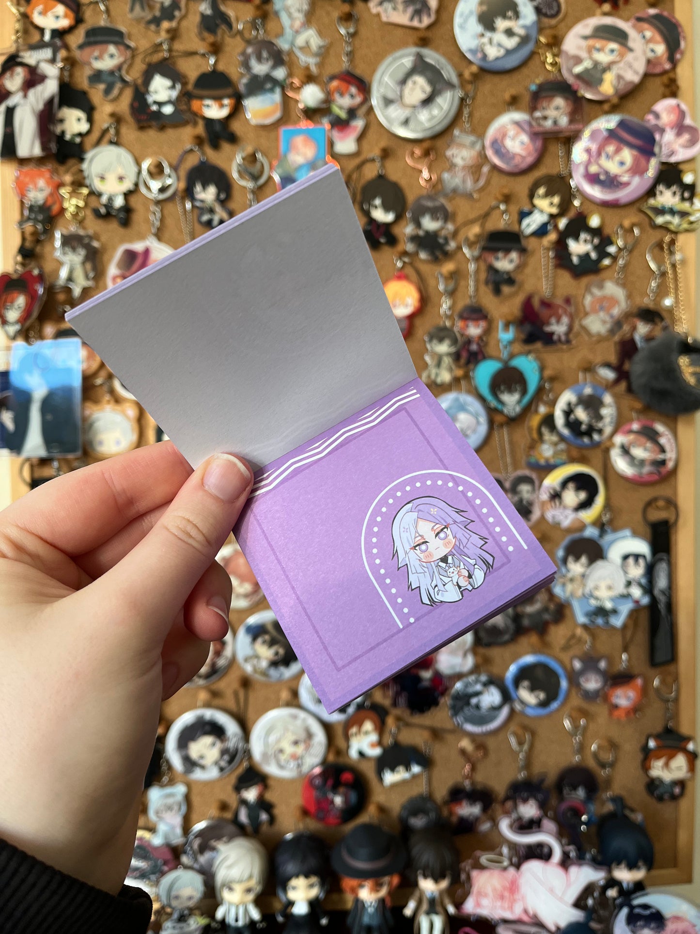 Bungou Stray Dogs Cat Companion Mini Notepads Fanmade