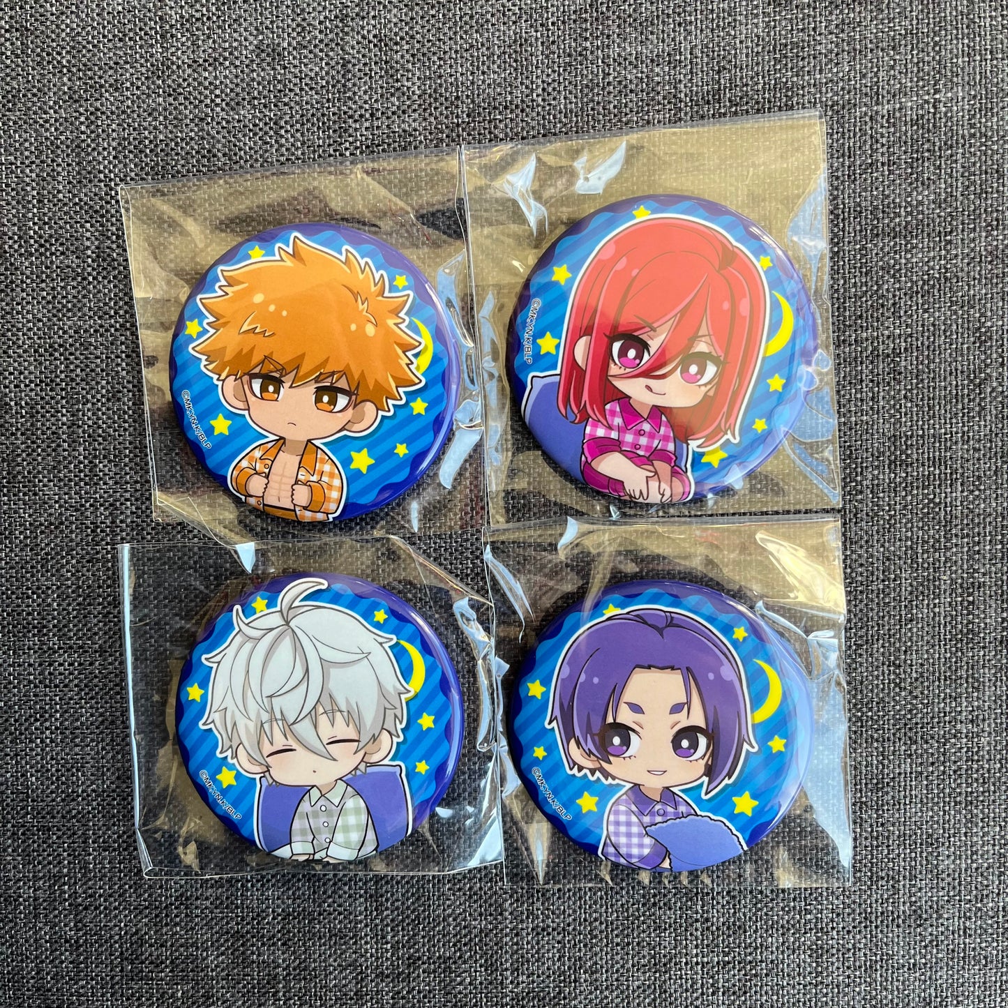 Blue Lock Good Night / Pyjama Badges