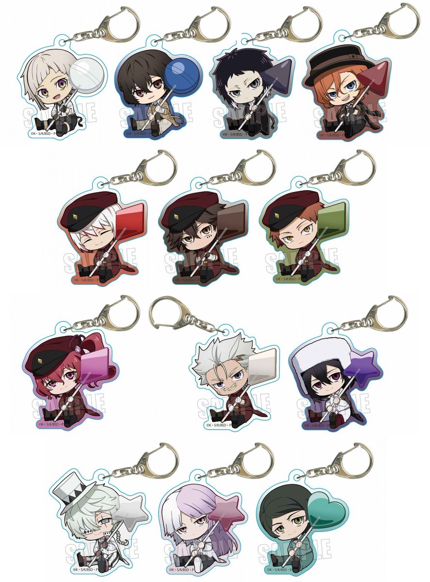 Bungou Stray Dogs Lollipop Acrylic Charm