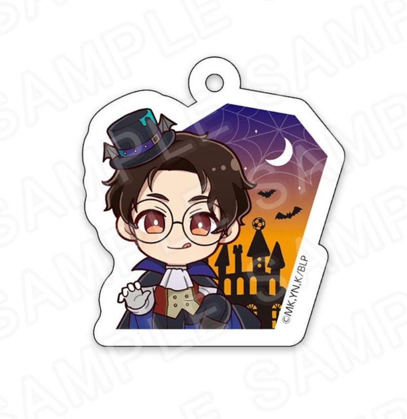 Blue Lock Vampire Halloween Acrylic Charm