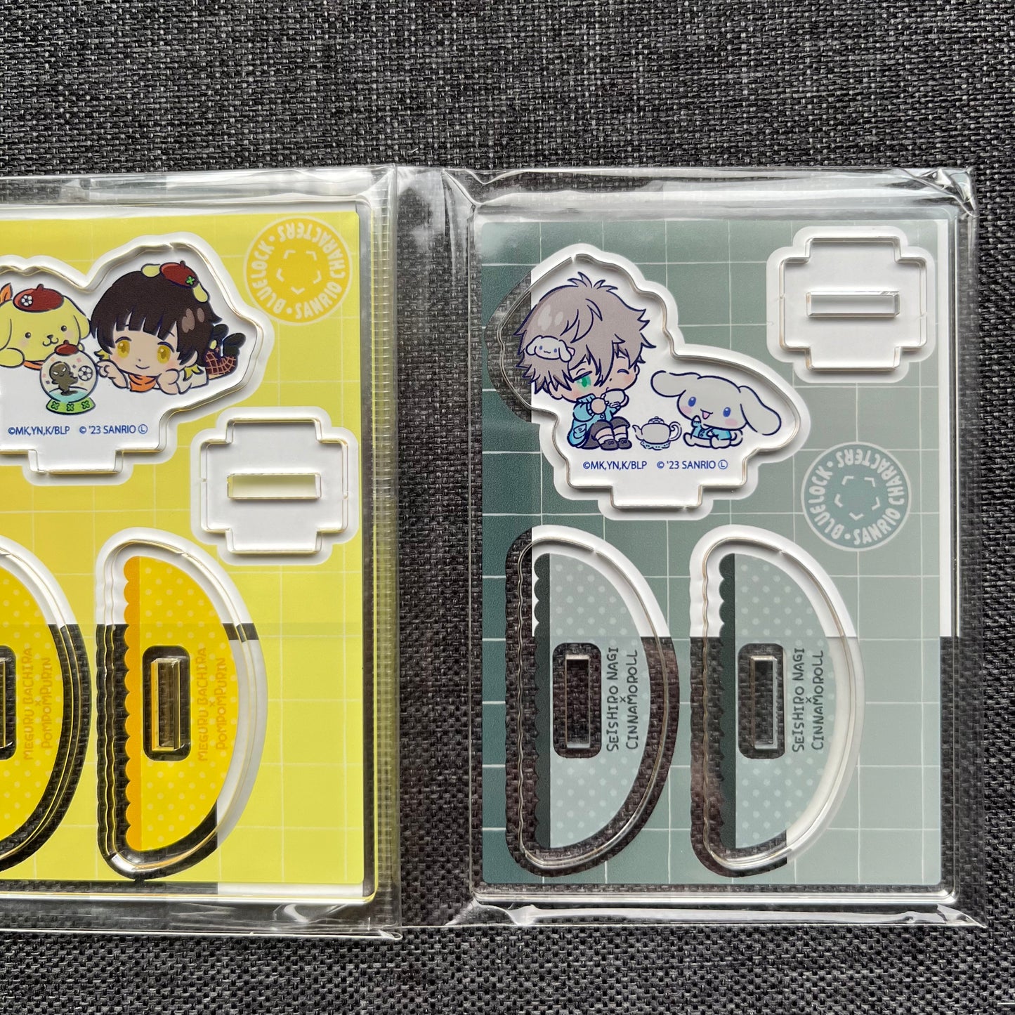 Blue Lock X Sanrio Collab Rin/Bachira/Nagi Rocking Acrylic Standees