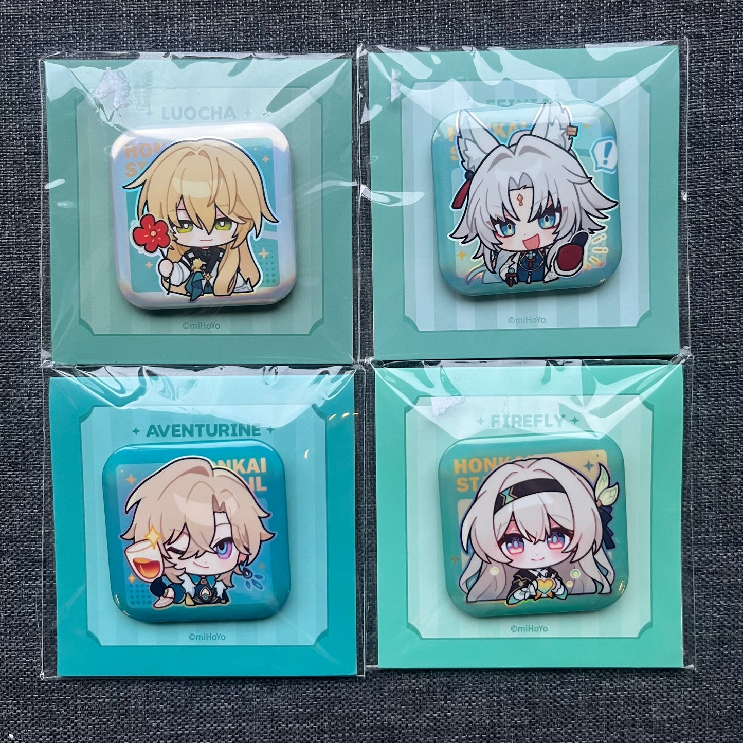 Honkai Star Rail Square Badges