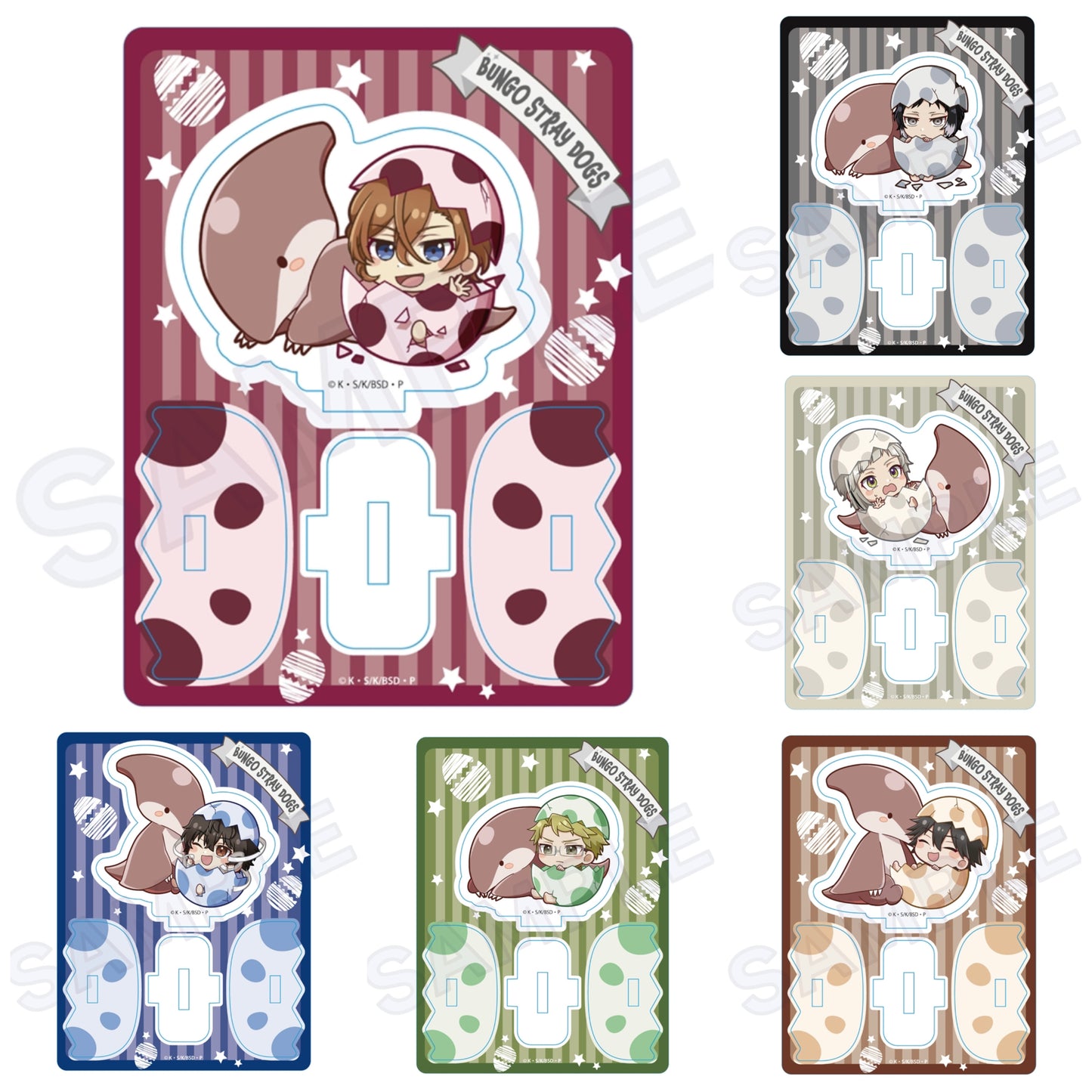 Bungou Stray Dogs Dinosaur Egg Acrylic Standees