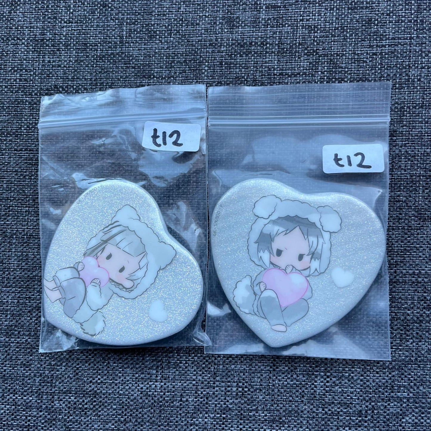 Bungou Stray Dogs AGF Heart Badges