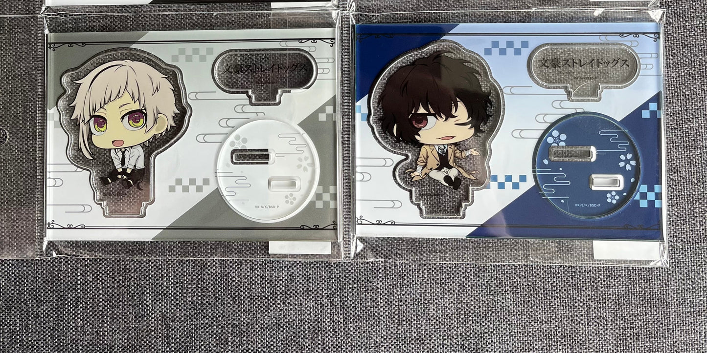 Bungou Stray Dogs Atsushi/Dazai Chibi Bean Style Acrylic Standees