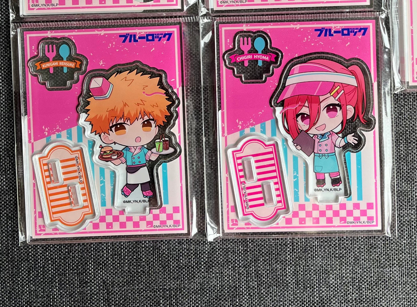 Blue Lock Roller Skate Cafe Acrylic Standees