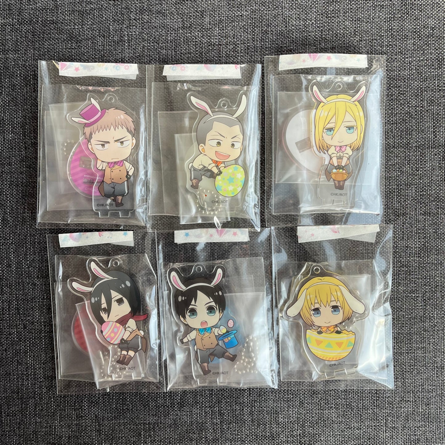 Attack On Titan Easter Bunny Acrylic Standee Charms