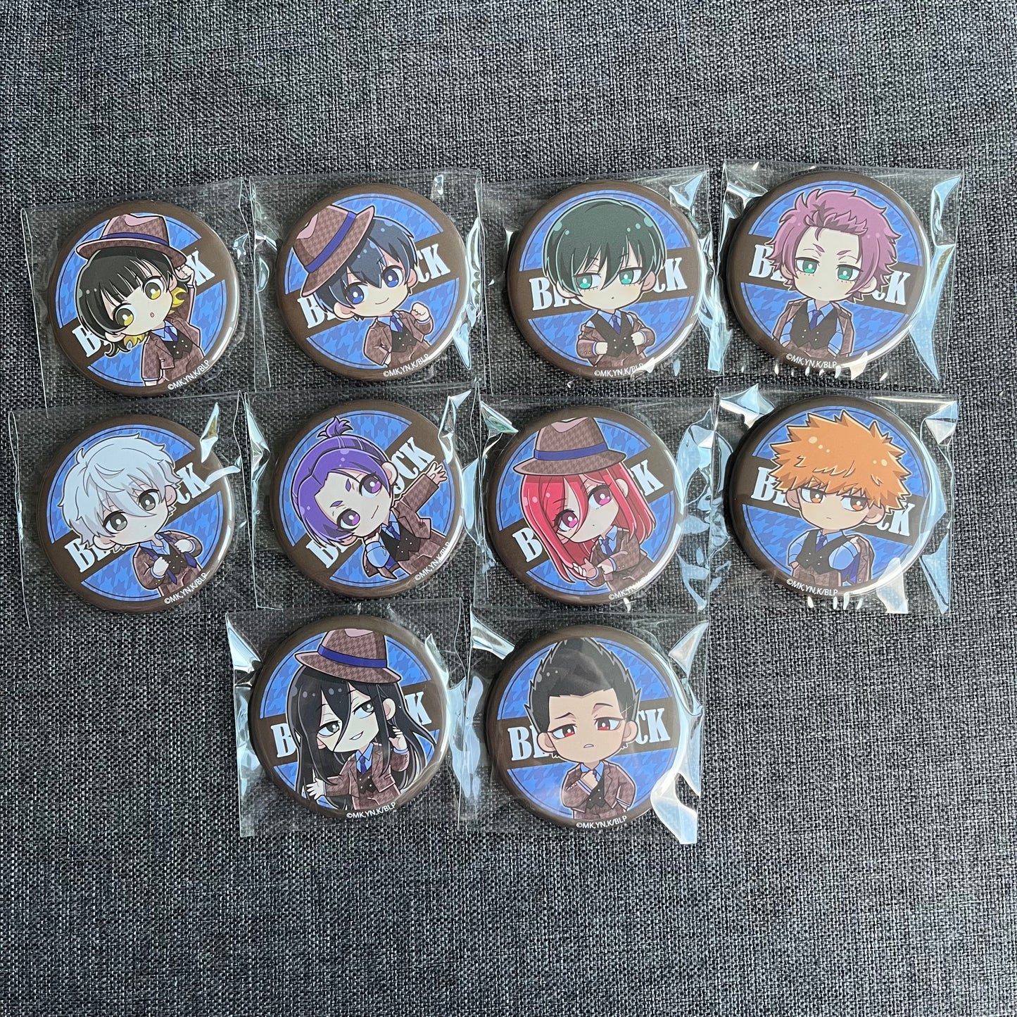 Blue Lock Detective Badges